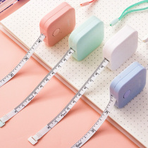 Del mini tape measure 1 5M measuring three-way waist circumference bust portable cute double-sided soft ruler measuring small tape
