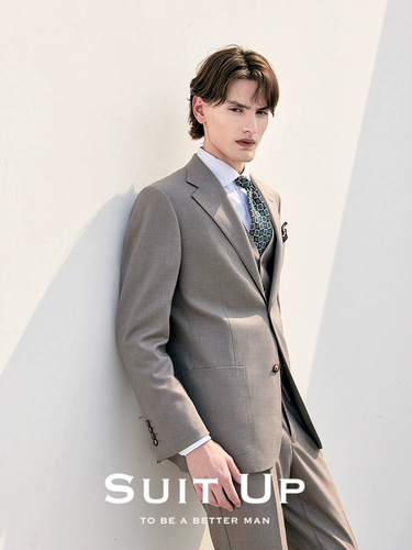 Классический костюм для отдыха, пиджак классического кроя, комплект, 3 предмета