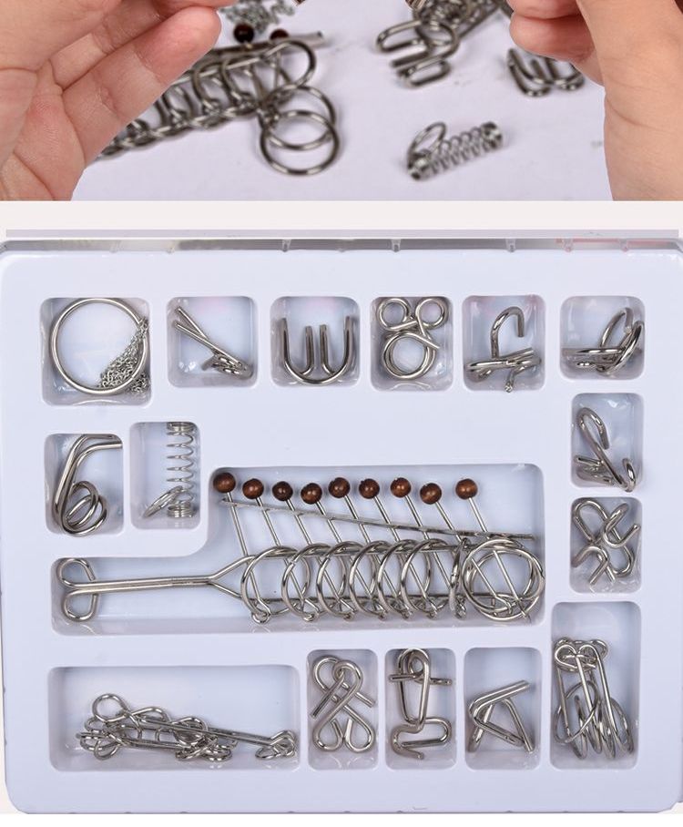 Bộ chín liên kết Luban khóa độ khó cao đồ chơi giáo dục trí thông minh khóa người lớn giải trí giải trí đốt cháy não học sinh thế giới rubik