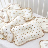 Хлопковая универсальная мягкая комфортная дышащая подушка для новорожденных, 0-6 мес., 1 лет