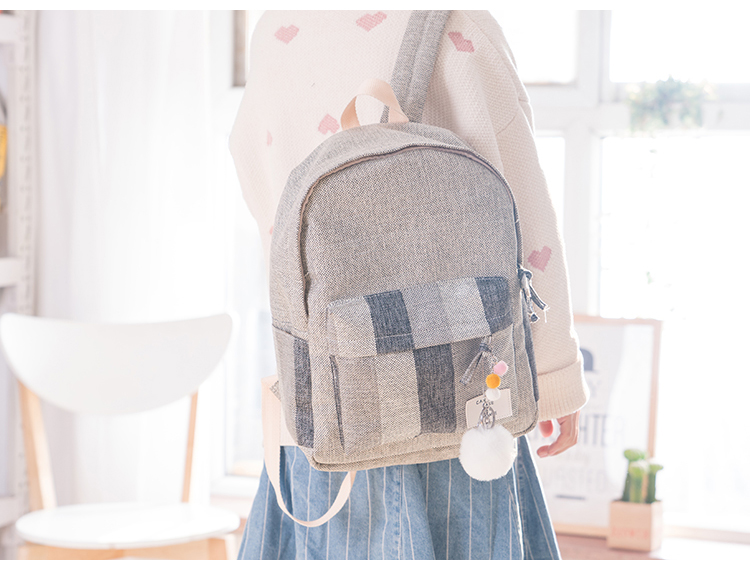 Túi nữ phiên bản tiếng Hàn của Harajuku ulzzang học sinh trung học lớn siêu lửa ba lô sọc đại học gió ba lô - Ba lô mua balo nam