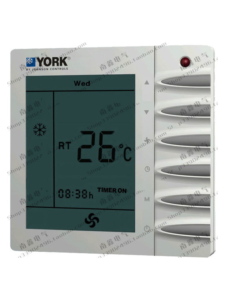 YORK central air conditioning thermostat switch panel LCD fan coil switch panel TMS2100