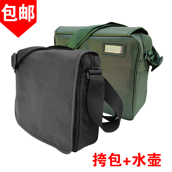 Shoulder bag water bottle set black shoulder bag green shoulder bag outdoor shoulder bag men's travel bag olive green