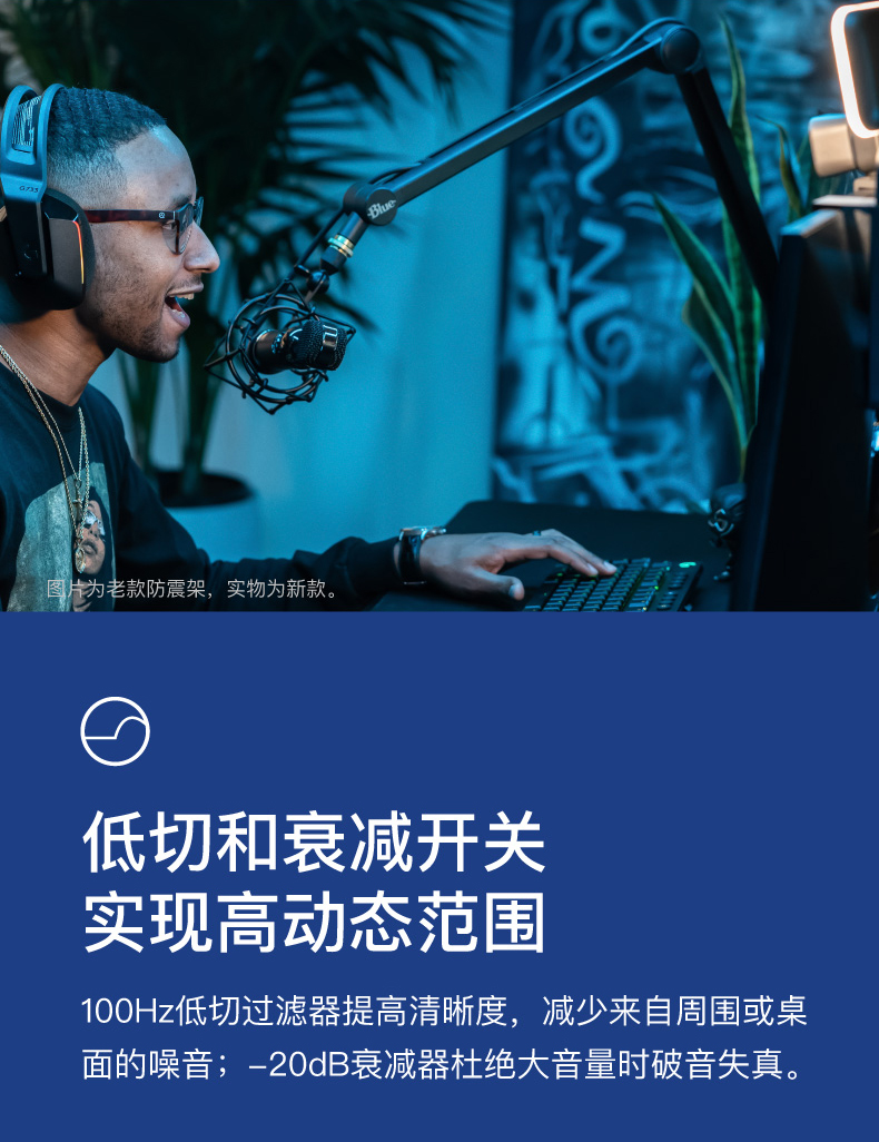 Blue Spark 火花电容式麦克风专业话筒直播游戏K歌录音插图10