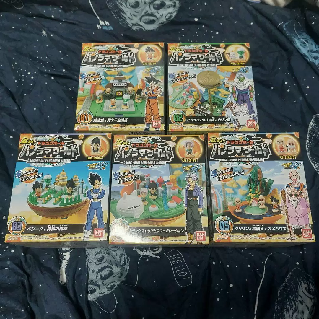 Японская версия Bandai Dragon Ball Фигура комбинация Галин Табида Вукон пейзажный товар пригоден для лиц старше 14 лет
