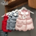 Áo vest nữ mùa xuân và mùa thu cho bé gái Hàn Quốc mùa đông trẻ em xuống mùa thu cotton đặc biệt cho bé 1-3 tuổi