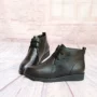 Mùa thu và mùa đông trước đôi giày của phụ nữ màu đen đôi giày nhỏ mềm mại boots cao cổ