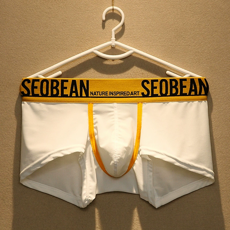 Quần lót nam siêu eo, quần lót nam ice silk, quần đùi nam, quần sịp boxer thể thao mềm mịn, thoáng khí, hợp thời trang - Giống cái
