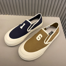 Xiao says digital canvas One foot pedal sports casual single shoe