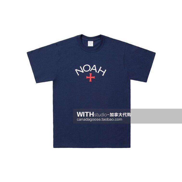 Spot Noah Core Logo Tee Classic large logo short sleeve T-shirt
