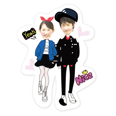 创意定制可爱汽车空调出风口装饰照片香水夹车