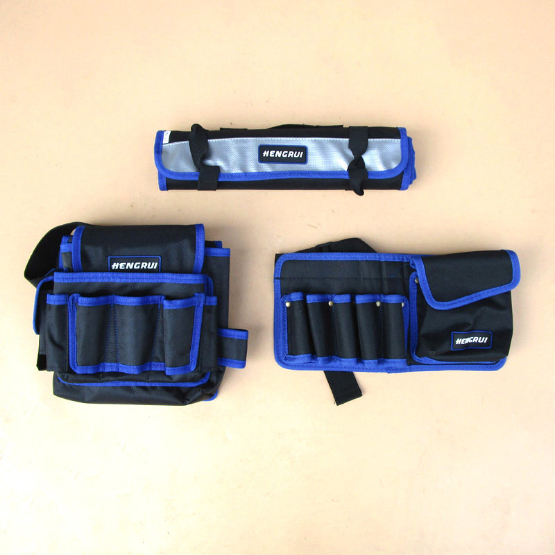 Hengrui tool waist bag canvas thickened large tool bag multi-functional small bag storage electrician tool bag