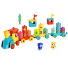 布鲁可积木大颗粒宝宝启蒙逻辑小火车百变拼装益智玩具男孩女孩