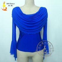 BH new modern dance suit square dance womens top national standard dance Latin dance suit S049 custom