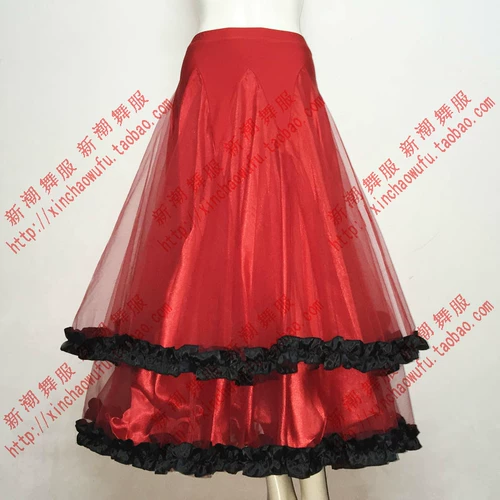 Modern Dance Clothing Plaza Dance Dance Dance Dance Latin Dance National Dance Hede Юбка 2016 Осень и Зимняя Новая D39