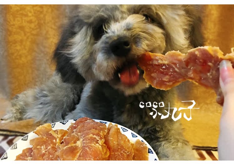 Chó ăn nhẹ gấu bông lông vàng thanh mol gà ức gà khô dải chó con ăn vặt thú cưng xương hàm đào tạo thưởng thức ăn cho cún