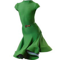 Connie Professional Latin Dance Competition Regulations Costumes Girls Dance Split Skirts Grade Examination Performance Costumes