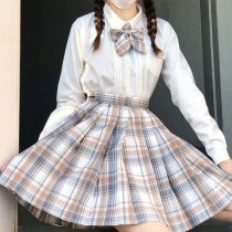  (Hanamimori)Original spot“Liuhong”orthodox jk grid skirt Uniform Pleated skirt Short skirt skirt