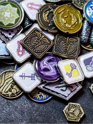 [Dowish Game] Странная городская карта версия третьего сезона аксессуаров для настольных игр для индикаторов специального типа металла