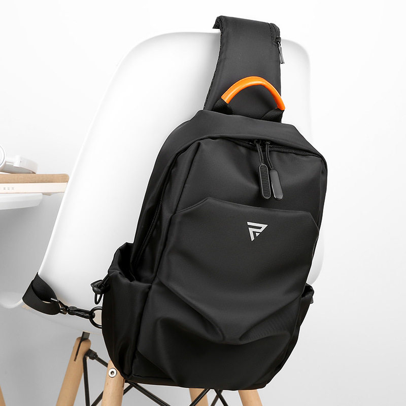 Casual men's chest bag shoulder messenger bag multi-function trendy brand messenger bag small bag trend men's bag ipad tablet bag