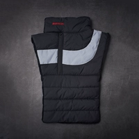 Черный длинный флисовый шарф