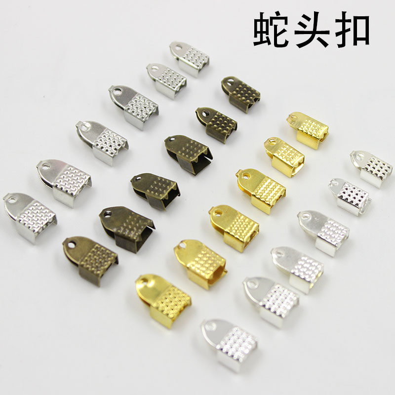 DIY Ornament Snake Hair Clip Leather Rope Clip Retro Accessories DIY Material Green Bronze Color 3 4 5mm Leather Rope