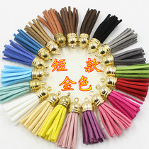 Diy Ornament Accessories Clothing Bags Cell Phone Pendants Handmade String Beads Material Golden Suede Rope Flow Suo Ears