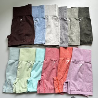 Muscle shark shorts gymshark fitness sports gymnastics vital shorts for women quick-drying high-waisted three-quarter pants for women