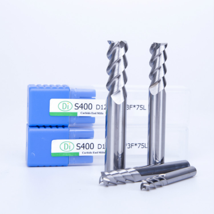 55 degree aluminum alloy special tungsten steel milling cutter 2 - edge 3 - edge aluminum milling cutter length standard length