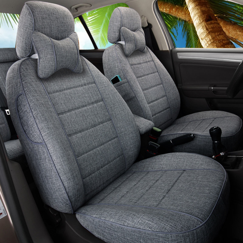Car seat cushion four seasons general linen fully surrounded Xuanyi Lang Yi Bora Sagittarius seat cover fabric car seat cover