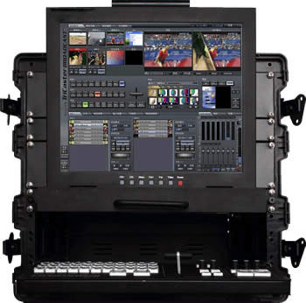 Original Loaded On-board Box Load Folding 1U Push-and-pull Monitor Display Rack Rail 17 Inch Wide Screen