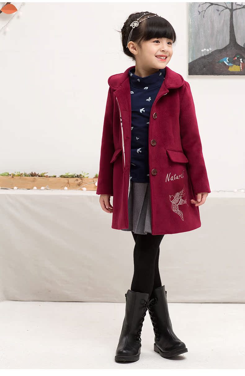 Manteau pour fille en mélange - Ref 2161846 Image 21