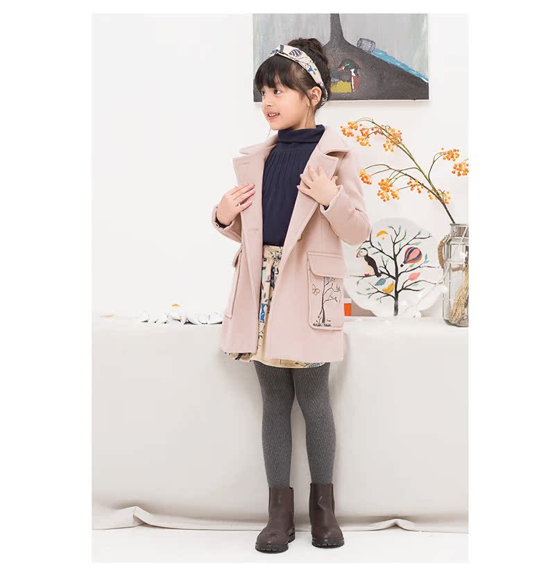 Manteau pour fille en mélange - Ref 2161539 Image 19