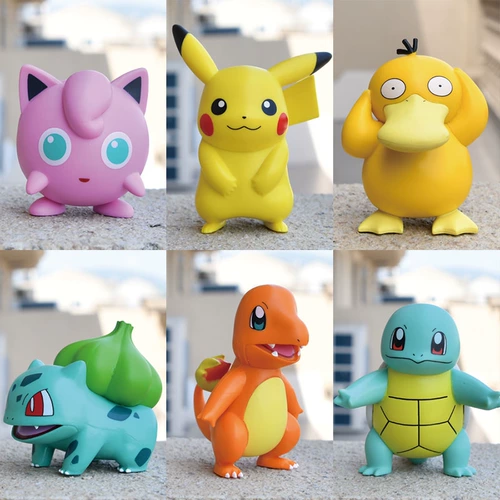 Подлинная серия Pokémon Series Слепые слепые покемон Пикачу Миао Семена лягушки Дженни Твердая кукла рука