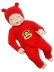 Bé trai sơ sinh bé trai và bé gái ngày xuân hè ngày rằm 100 ngày cotton đỏ một mảnh romper romper Tang suit - Áo liền quần