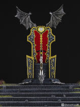 Spot domestic Temple model Saint clothing mythology underworld king Hades coffin throne alloy