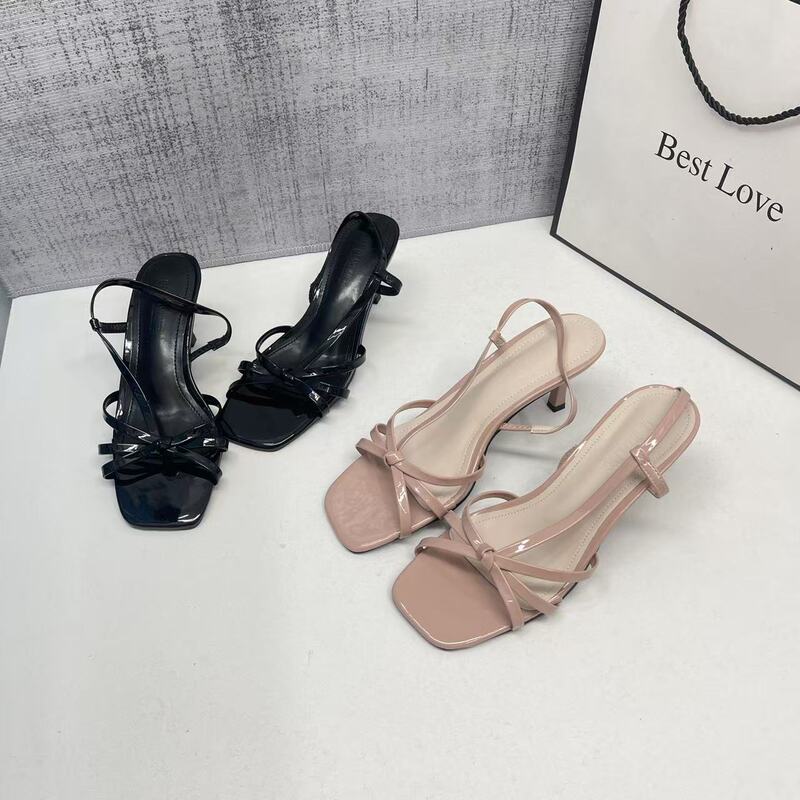 7Cn High Heels 2026 Elegant Square Toe Strap Side Cutout Stiletto Sandals Women's Summer Open-Toe High Heel Sandals 7Cn High Heels 2026 Elegant Square Toe Strap Side Cutout Stiletto Sandals Women's Summer Open-Toe High Heel Sandals