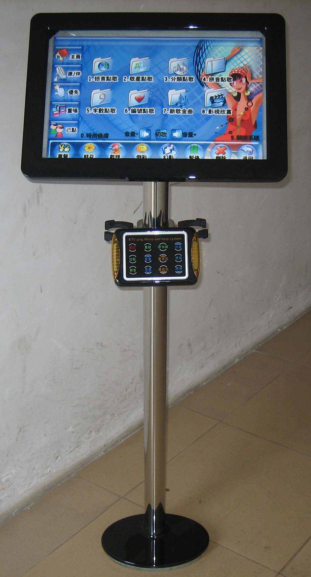 KTV display karaoke machine karaoke touch screen floor stand 1 2M stand concert platform stand stand
