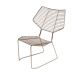 Chusen Furniture Alieno Chair Alien Chair Mesh Welded Chair Bắc Âu Đơn giản bằng sắt nghệ thuật Ghế ăn ngoài trời - Bàn ghế ngoài trời / sân