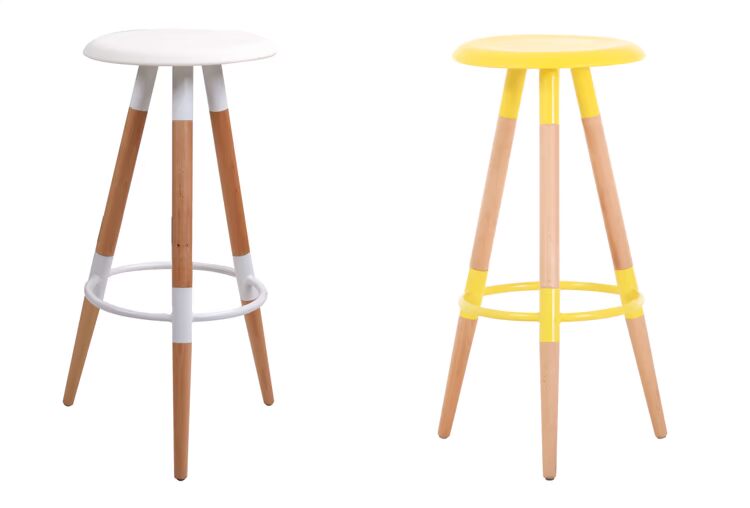 Chusen Nội thất Vig Barstool Vige Bar Ghế / Nhà thiết kế Bắc Âu Sáng tạo Ghế gỗ rắn - Giải trí / Bar / KTV bàn bar chân sắt