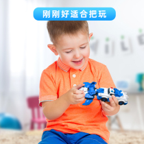 Childrens baby deformed robot toy model fit car set toy car boy combination chariot 3 years old