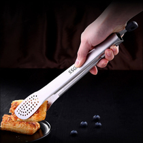 Clip silicone food fried steak special food 304 stainless steel barbecue bread dish high temperature barbecue kitchen