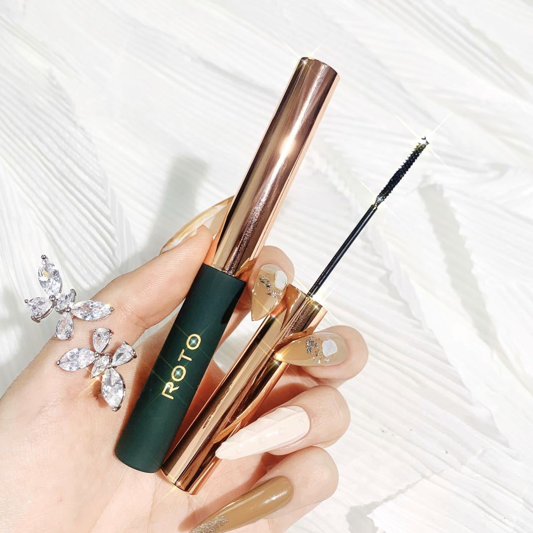 Ultra-fine color mascara with small brush head, waterproof and non-smudged, curly and slender. Li Jiaqi recommends blue purple brown - Taobao