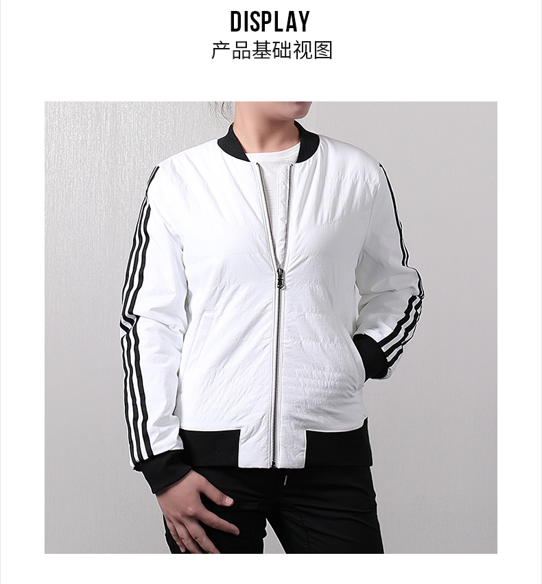 Adidas adidas neo 2018 mùa đông mới cho nữ áo khoác ấm gió cotton DM4438 - Quần áo độn bông thể thao áo lông vũ