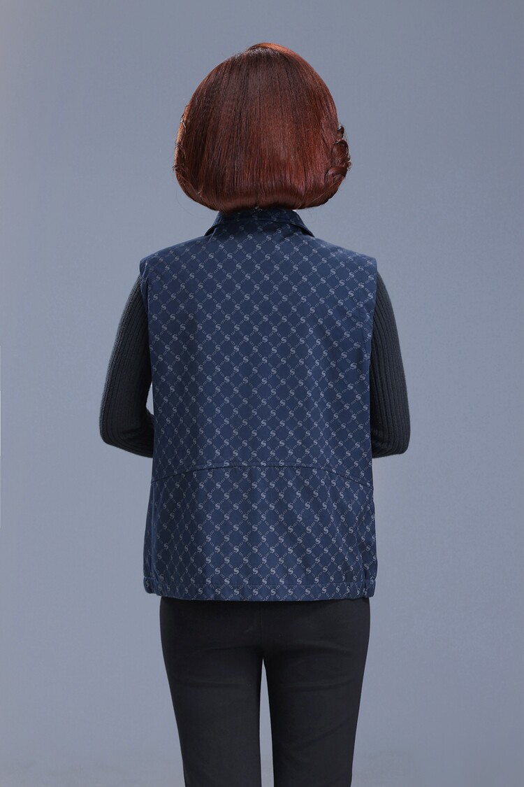 Весенняя хлопковая куртка, жилет, для среднего возраста 