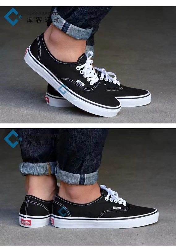 Giày đế xuồng màu trắng và trắng của Kuike J VANS Fansi để giúp giày skate thông thường Giày vải bạt VN-0W4NDI0 - Plimsolls