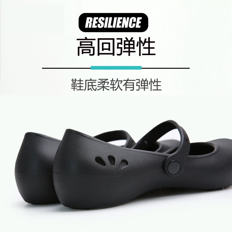 dép oxypas Giày sandal mùa hè chống trượt Boya trọn bộ giày y tá Nhật Bản và Hàn Quốc Giày mẹ múa nhẹ nhàng, mềm mại và thoải mái 20112 dép phòng sạch chống tĩnh điện dép chống tĩnh điện