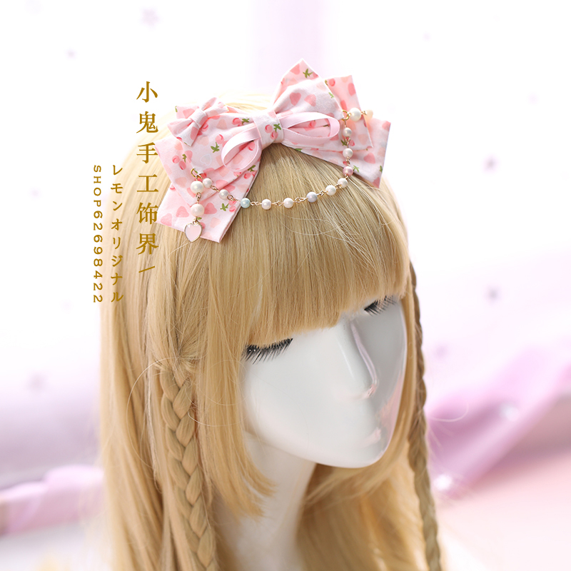 Hair Pin Lolita Hair Accessories Moe Sweet Japan Kawaii Bow Cute KC