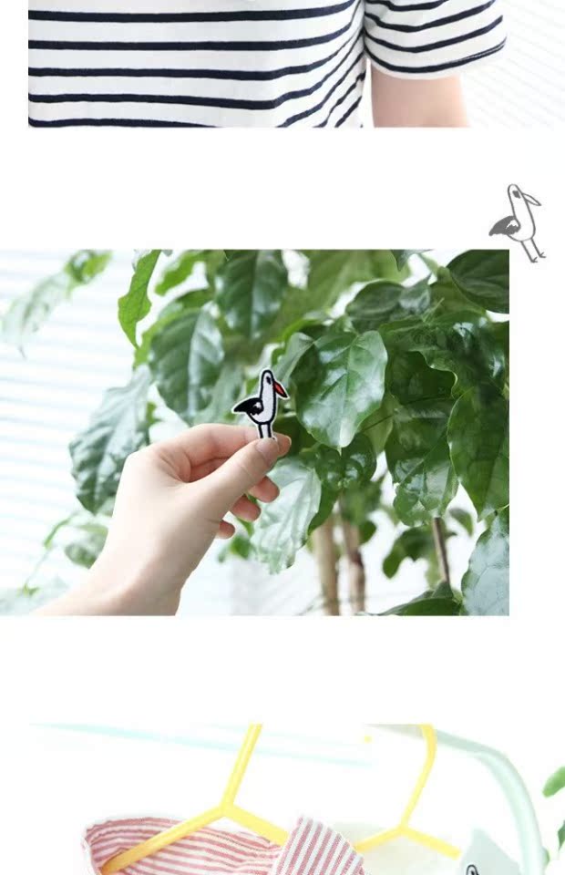 Bentoy jamjam vườn thêu dễ thương phụ kiện trâm cài trâm siêu dễ thương đa dạng cài áo vest nam