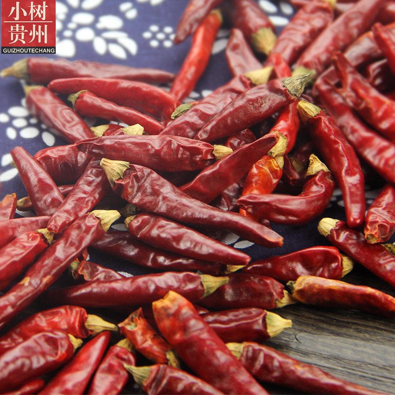Southwest China's Guizhou Province Hot Chili Peppers to Pepper Dry Peppers dry sea peppers Zunyi shrimps to the sky 250g